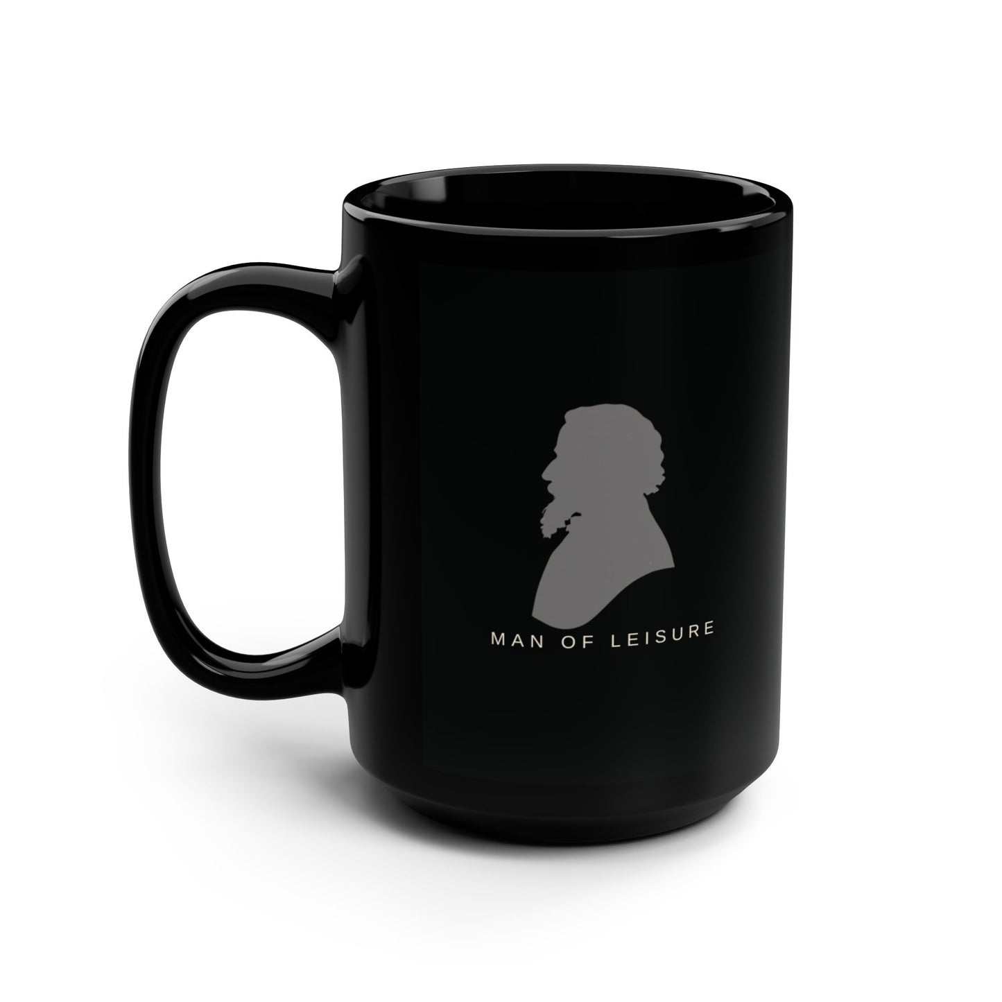 Classic Logo Coffee Mug 15oz – Elegant Ceramic Gift by Man of Leisure