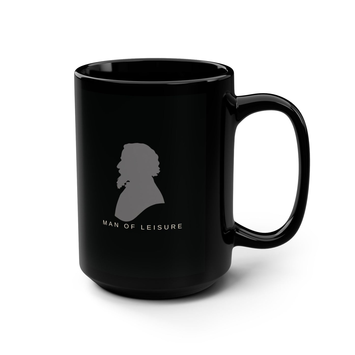 Classic Logo Coffee Mug 15oz – Elegant Ceramic Gift by Man of Leisure